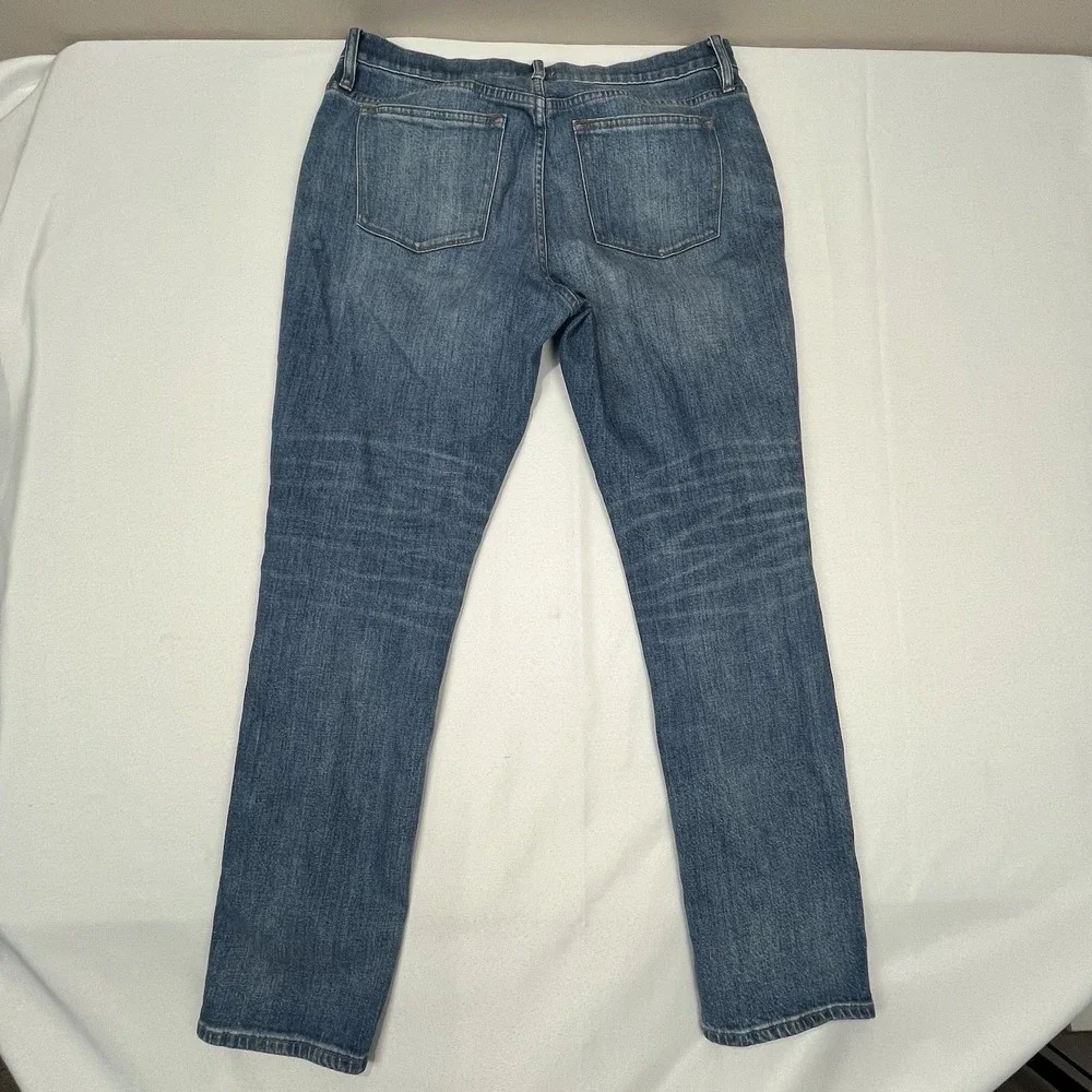 J. Crew Slim Boyfriend Jeans Womens 31T Blue‎ Medium Wash Relaxed Slim Straight